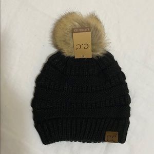 NWT CC Pom Beanie